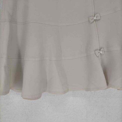 ルネ Rene フレアスカート ひざ丈 リボン レディース JPN:36